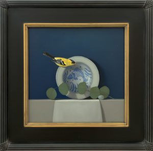 Sarah Siltala, Bowl with Goldfinch